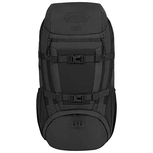 Mochila Highlander Eagle 3 40L Negra para Aire Libre