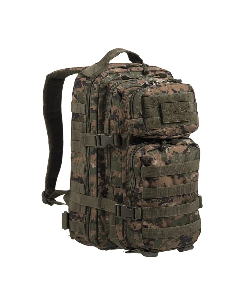 Mochila Mil-Tec US Assault Pack SM Digital - Mochila Táctica Pequeña Camuflaje Digital