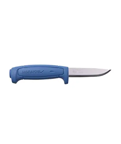 Morakniv BASIC 546 Cuchillo Bushcraft Acero Inoxidable Azul - Supervivencia y Camping