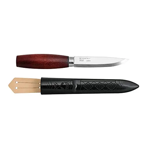 Morakniv Classic 2 - Cuchillo Tradicional Sueco con Hoja de Acero al Carbono 10,5 cm y Mango de Abedul