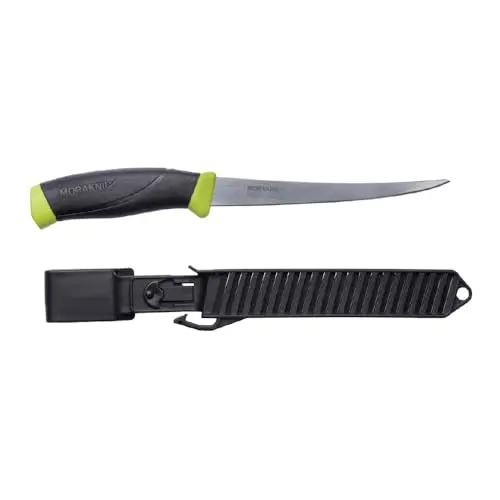 Morakniv Companion Faca de Filete 15,5 cm - Negro y Amarillo