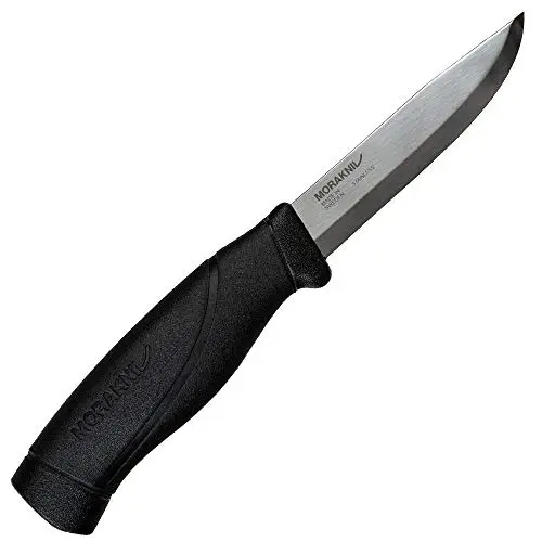 Morakniv Companion Heavy Duty Cuchillo Acero Inoxidable Negro - Supervivencia y Bushcraft