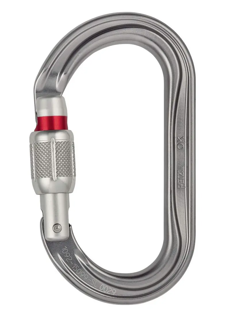 Mosquetón OK Screw-Lock de Petzl - Seguridad y Versatilidad