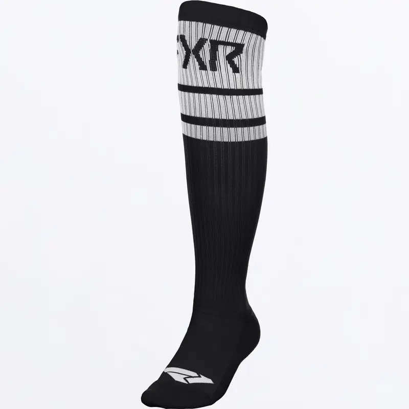 MOTO SOCK 26-BLACK/WHITE