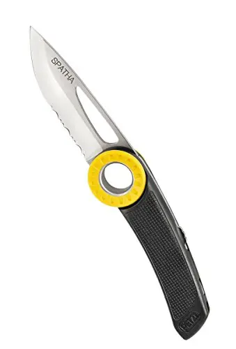Navaja SPATHA Negra - Petzl para Trabajos en Altura