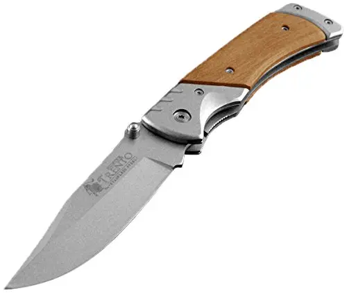 Navaja Trento Hunter 130 - Navaja de Caza Profesional con Hoja de Acero