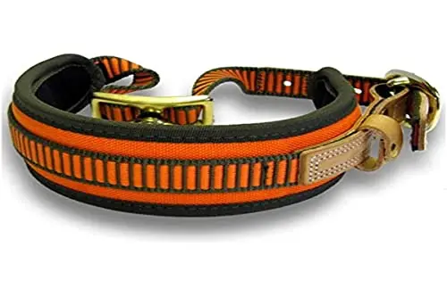 Niggeloh Collar Rastro - Collar de Caza, Color Naranja, Talla S