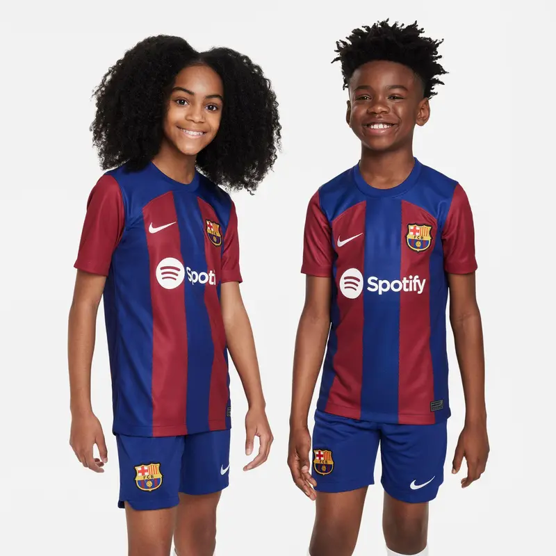 Nike Primera Equipación F C Barcelona 2023/2024 Niño