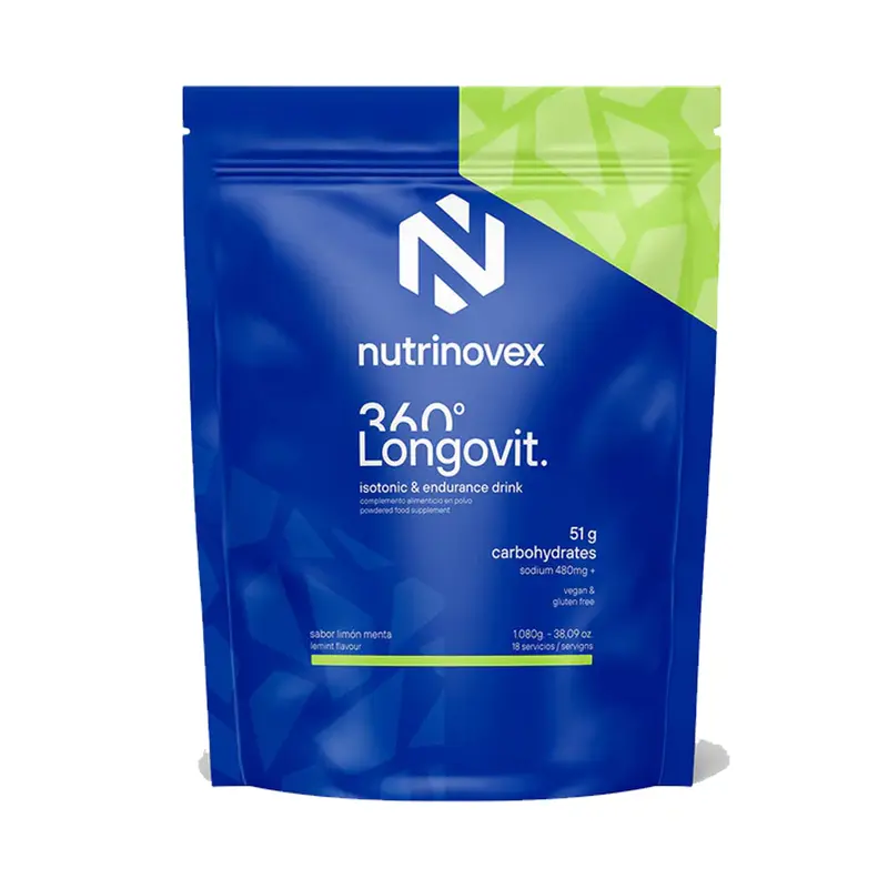 Nutrinovex Longovit 360 Drink 1080g Limón Menta