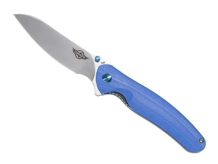 OKNIFE Drever Azul - Navaja Táctica Acero Inoxidable N690 Premium