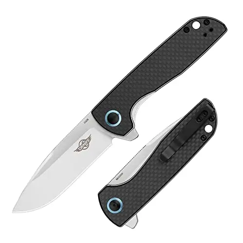 OKNIFE Freeze 2 Navaja Plegable Carbon Fiber - Acero Inoxidable 154CM