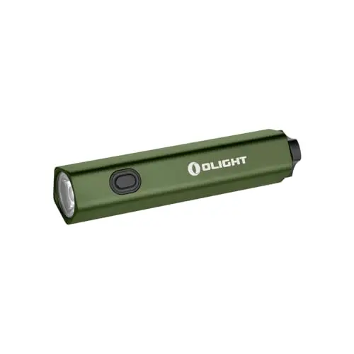 OLIGHT Linterna bolsillo EDC Diffuse, 700 lm, alcance 80 m, autonomía 180 h, Verde