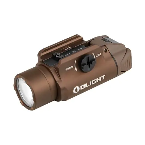 OLIGHT Linterna táctica de alto rendimiento, 1000 lúmenes, alcance de 200 m, 2 modos de luz