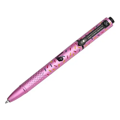 OLIGHT O'Pen Glow Linterna de Bolígrafo LED de 120 Lúmenes con Luz Verde, Linterna Recargable EDC para Escribir, Trabajar, Aventuras, Negocios Profesionales (Donut)