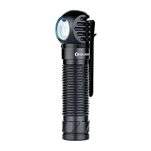 OLIGHT Perun 2 Linterna Frontal Ángulo Recto 2500 Lúmenes Recargable USB Negro