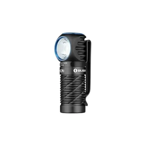 OLIGHT Perun 3 Mini, Linterna LED 920 Lúmenes, Luz Blanca Neutra y Roja, Recargable, IPX8, 64,3 mm