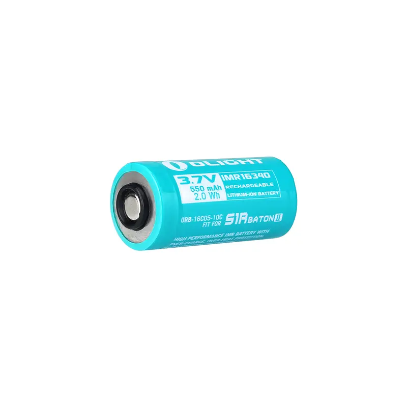 OLIGHT Pila Recargable RCR123 3,7V 650mAh con PCB para Linterna S1R-II