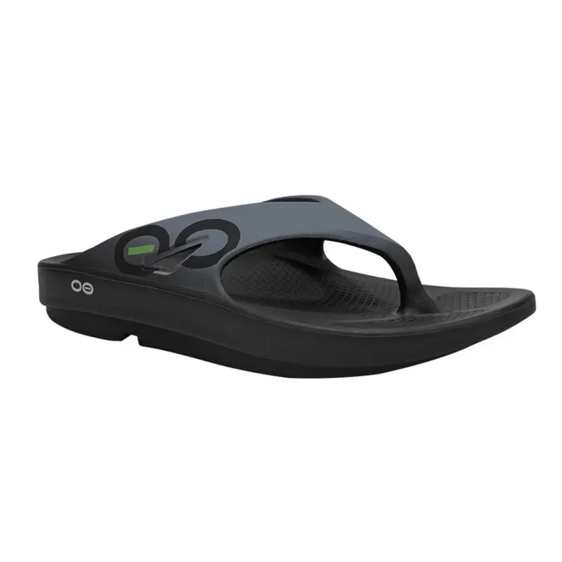 OOFOS Recovery OOriginal Sport Gris oscuro Negro