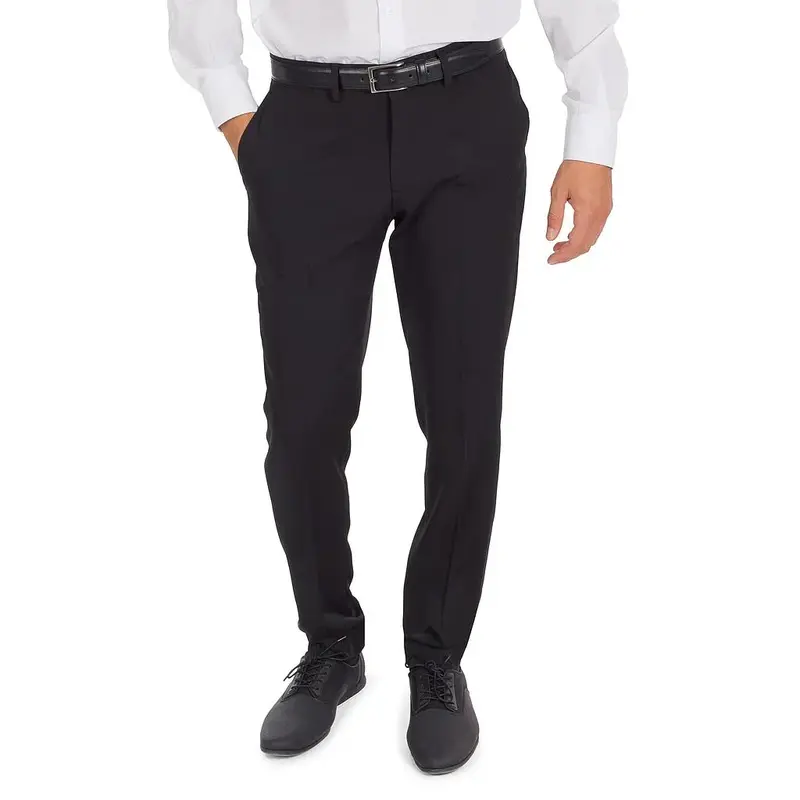 PANTALON HOMBRE SIN PINZAS SLIM FIT TECNO
