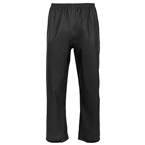 Pantalones Impermeables Highlander - Senderismo Hombre Ligeros Transpirables con Bolsa Transporte