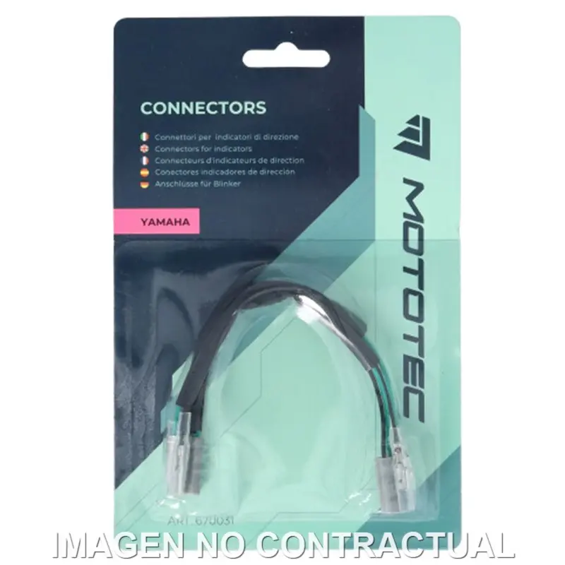 PAR DE CONECTORES MOTOTEC INTERMITENTES YAMAHA