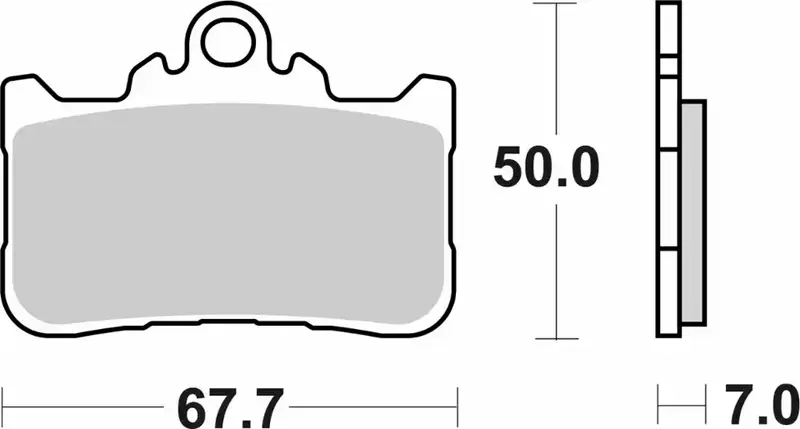 PASTILLA FRENO SBS DELANTERA CB 500 F/X (22/23)