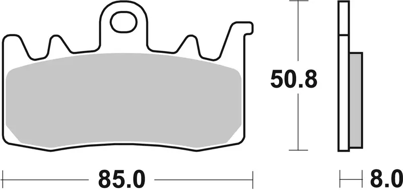 PASTILLA FRENO SBS DUAL SINTER BMW