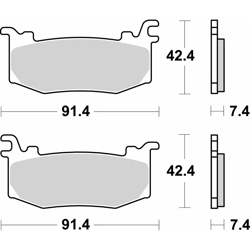 PASTILLA FRENO SBS DUALSINTER DUCATI 1103 PANIGALE