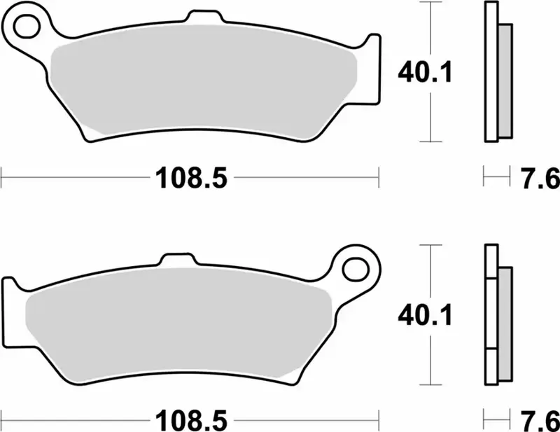 PASTILLA FRENO SBS TRASERA BMW R 1300 GS (24/)