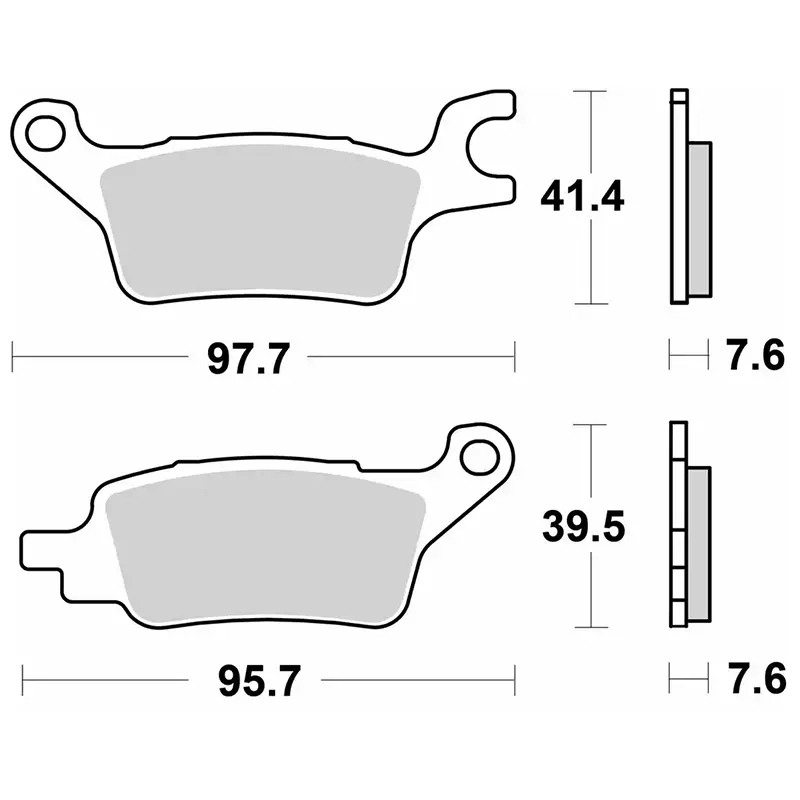 PASTILLA FRENO SBS YAMAHA CYGNUS RAY ZR (23/25)