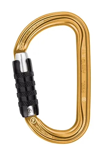 Petzl -Am'D Triact-Lock Or Mosquetón