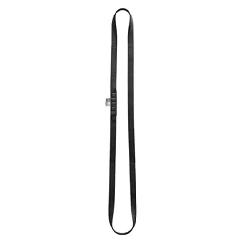 Petzl Anneau 120 - Anillo de Cinta Poliéster 120cm Negro para Montañismo y Escalada