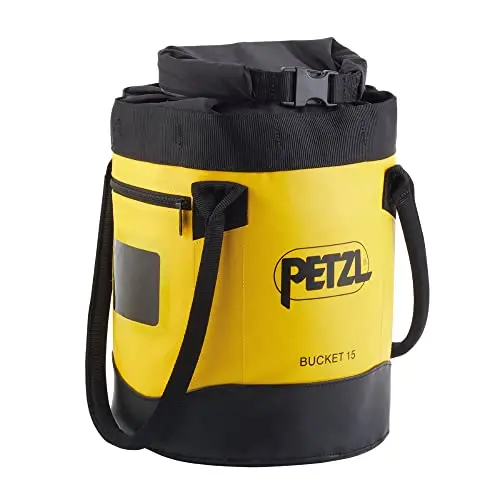 Petzl Bucket 15 - Bolsa de Soporte Autoportante Amarillo