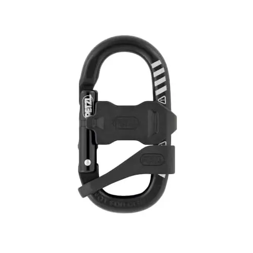 Petzl Mini Mosquetón Porta Material Mino con Baretta