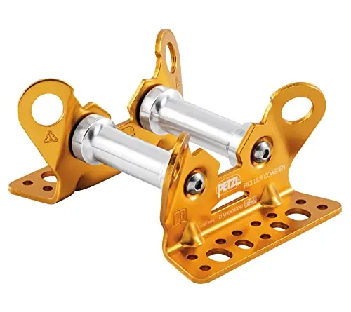 PETZL Roller Coaster - Protección Reversible para Cuerda con Rodamientos