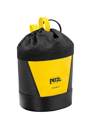 PETZL Toolbag 3.0 - Bolsa de Herramientas 3L para Arnés, Resistente TPU Amarillo