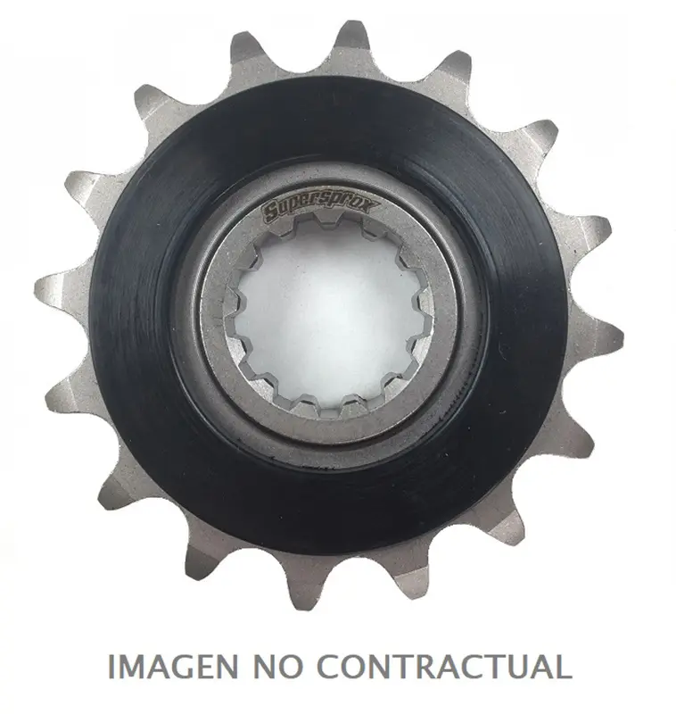 PIÑÓN CON GOMA SUPERSPROX KAWASAKI 525 X 15