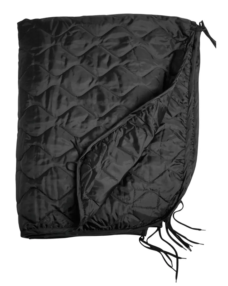 PONCHO LINER (STEPPDECKE) SCHWARZ