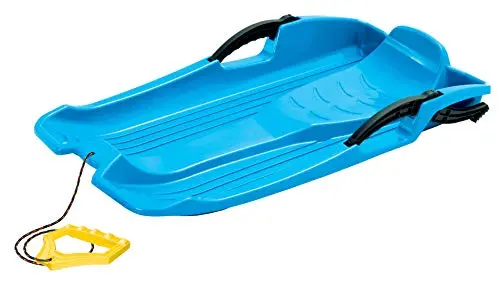 Prosperplast - Trineo HORNET direccionable con frenos y cuerda, color azul