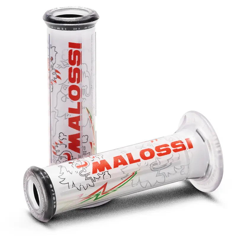 PUÑOS MALOSSI "TRIBAL" COLOR BLANCO