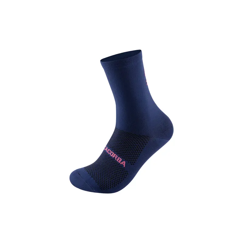 Race Socks Navy Pink 2.0