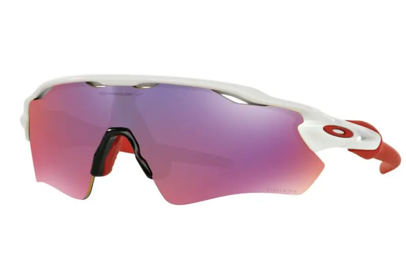 Radar Ev Path Polished White con lentes Prizm Trail
