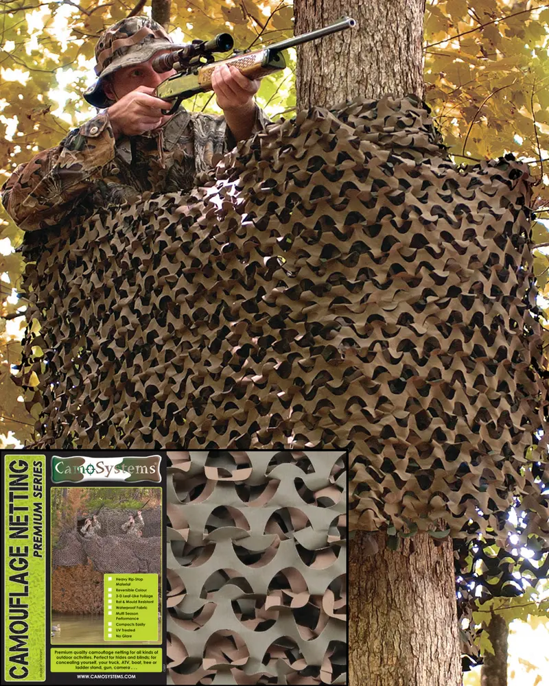 Red de Camuflaje Mil-Tec Netz Basic Light 2,4x3m Woodland Ultraligera