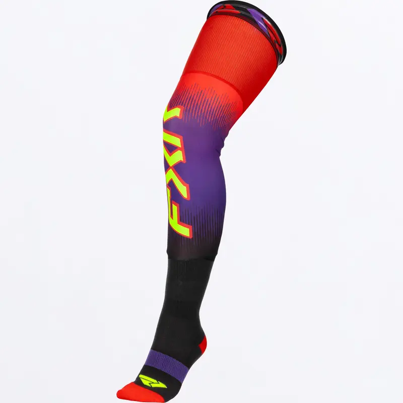 RIDING SOCK 26-RED/PURPLE