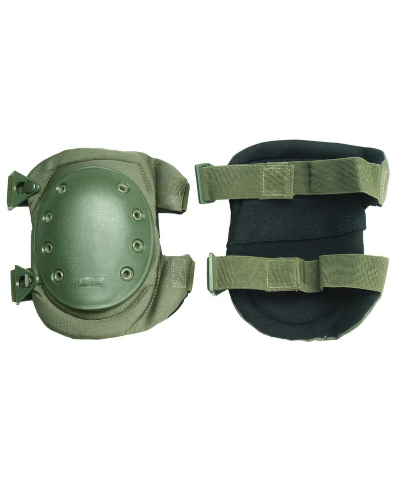 Rodilleras Mil-Tec Pro Tácticas Oliva - Protección Profesional Militar