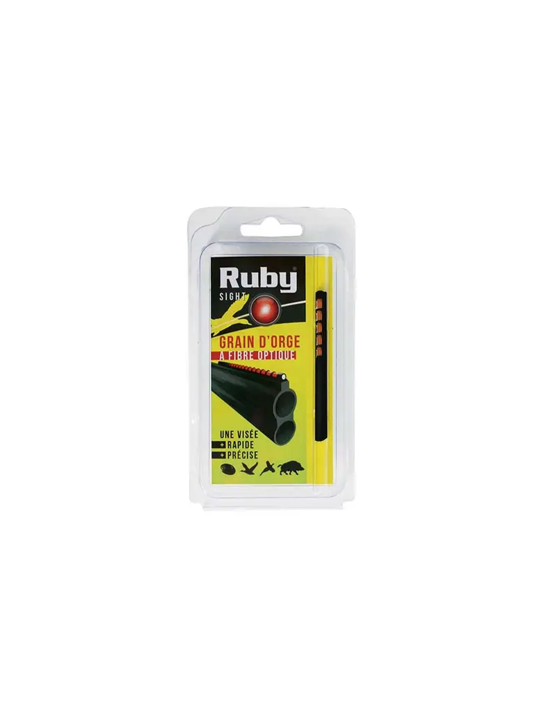 RUBY Banda de Fibra Óptica 71mm Verde Caza - Mira Deportiva de Precisión