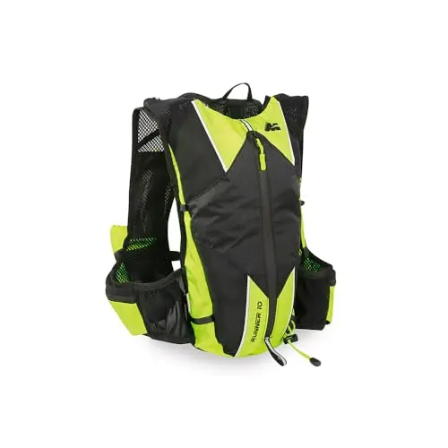 RUNNER 10 MOCHILA RUNNING NEGRO VERDE 2022