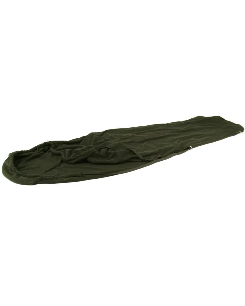 Saco de Dormir Mil-Tec Fleece 200g Verde Oliva - Ultraligero 729g