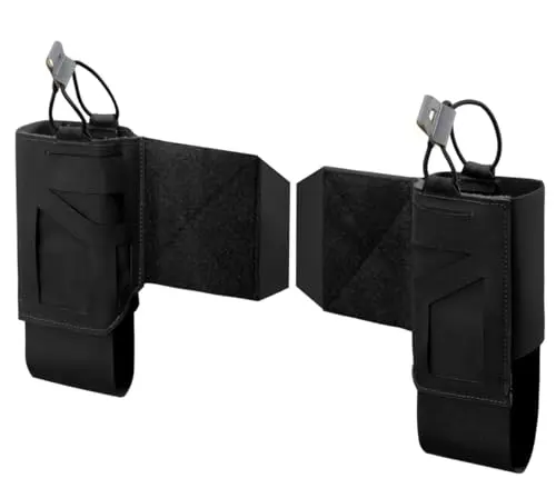 Skeletonized Comms Wings Set® - Black