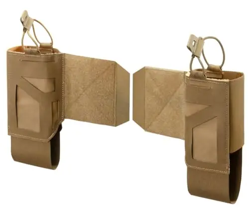 Skeletonized Comms Wings Set® - Coyote Brown